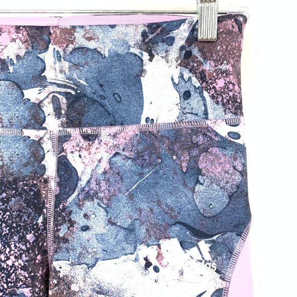 Adidas Leggings Women's Size Small Primegreen Aeroready Active Marble Print - Picture 3 of 6